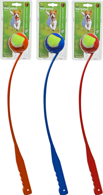 AnimalstoreXL Werpstok met Tennisbal Large 63cm