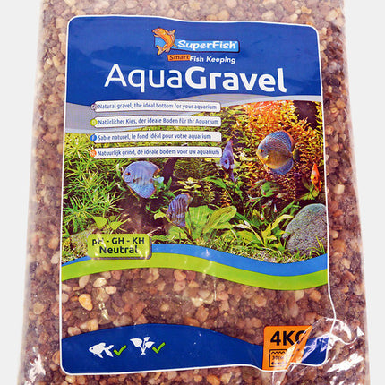 AnimalstoreXL aquariumgrind gravel donker 3-6 mm, 4 kilo