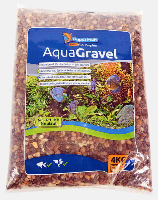 AnimalstoreXL aquariumgrind gravel donker 3-6 mm, 4 kilo