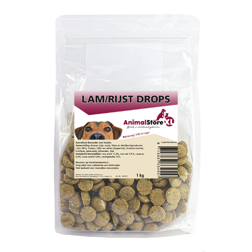 AnimalstoreXL Lam en rijst drops 1kg