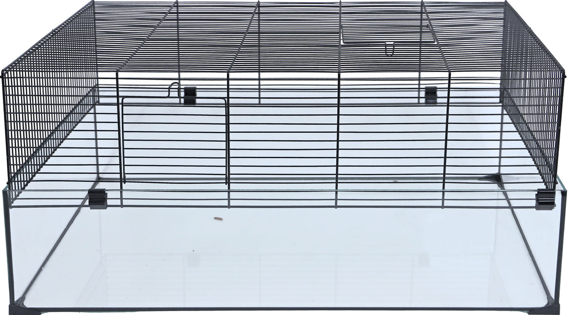 AnimalstoreXL Interzoo Hamsterverblijf Hamsterscape 78 glas/metaal