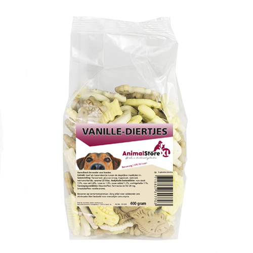 AnimalstoreXL Vanille-diertjes 400g