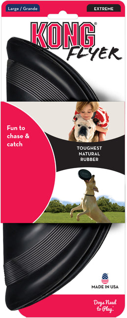 AnimalstoreXL Flyer Rubber Zwart 22,5cm