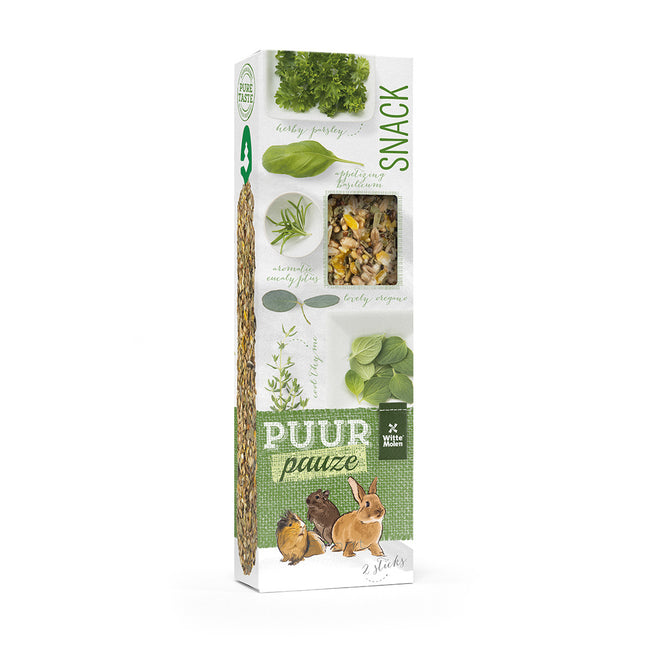 AnimalstoreXL Puur Pauze Sticks Eucalyptus & Tijm 180g