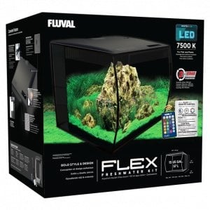 AnimalstoreXL Flex Aquarium Compleet 57L Zwart