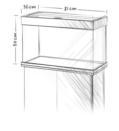 AnimalstoreXL Juwel Rio 125 Grijs LED Aquarium