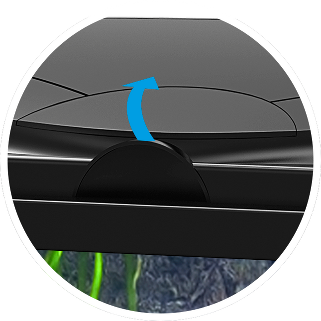 AnimalstoreXL Aquarium aqua 60 LED CF80 zwart