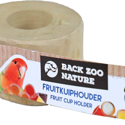 AnimalstoreXL Fruitcuphouder Java Hout met Fruitcups