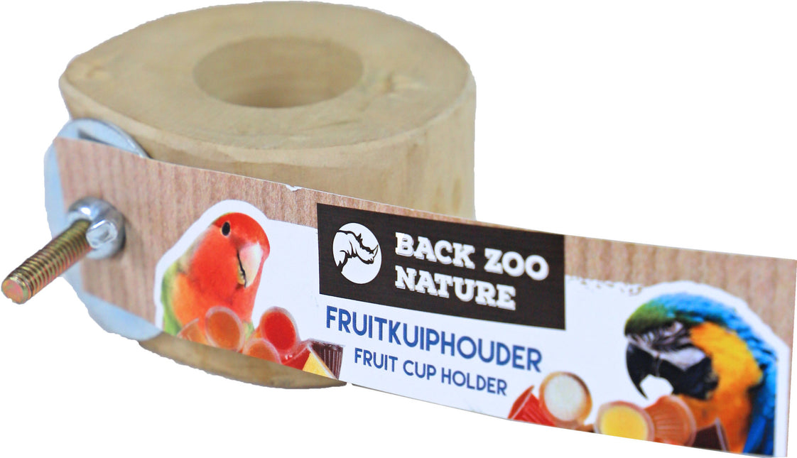 AnimalstoreXL Fruitcuphouder Java Hout met Fruitcups
