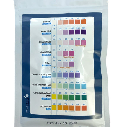 AnimalstoreXL Aquarium en Vijver 9-in-1 teststrips 100 stuks