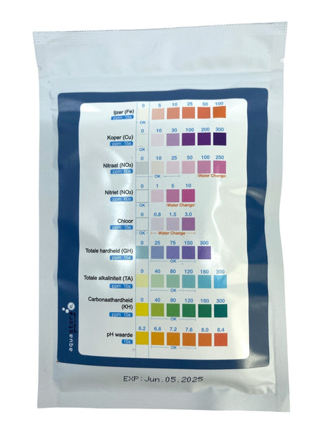AnimalstoreXL Aquarium en Vijver 9-in-1 teststrips 100 stuks