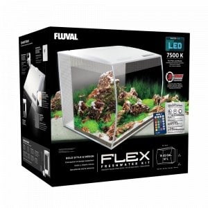 AnimalstoreXL Flex Aquarium Compleet 57L Wit