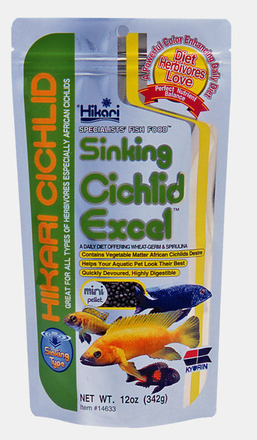 AnimalstoreXL Cichlid Excel Sinking Mini 342 gram