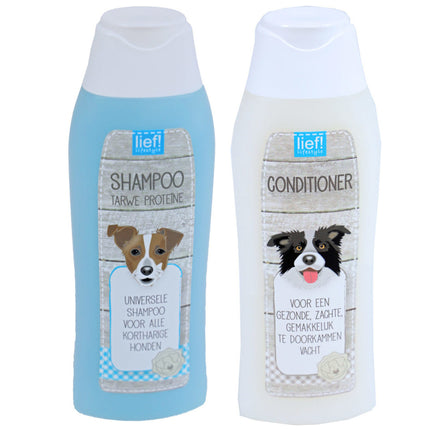 AnimalstoreXL Hondenshampoo & Conditioner Korthaar Bundel
