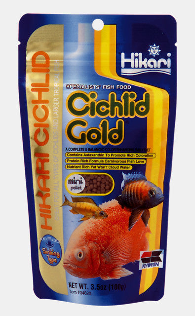 AnimalstoreXL Cichlid Gold Sinking Mini 342 gram