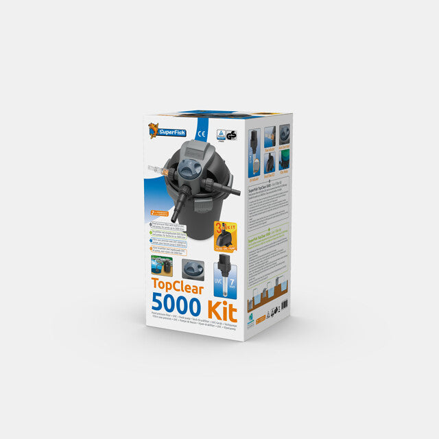 AnimalstoreXL Topclear kit 5000 UVC/Filter/Pomp