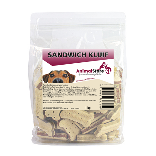 AnimalstoreXL Sandwich kluif 1kg