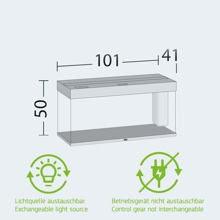 AnimalstoreXL Juwel Rio 180 Grijs LED Aquarium
