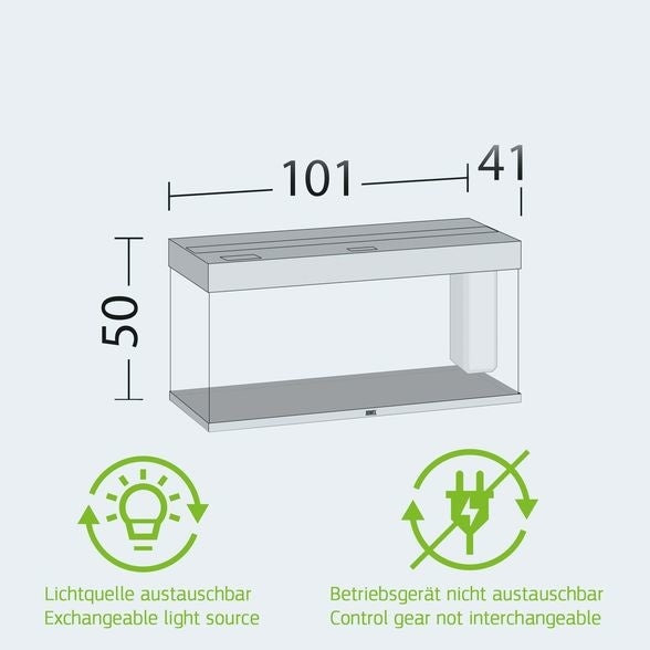 AnimalstoreXL Juwel Rio 180 Grijs LED Aquarium
