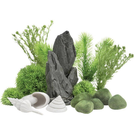AnimalstoreXL Decoratieset Stone Garden voor 30 liter