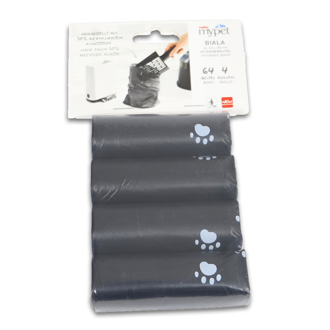 AnimalstoreXL Hygiënezakjes Voor Kattenbakschep Houder Biala 4x16st.