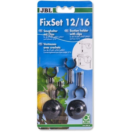 AnimalstoreXL Fixset Set Universele Zuignap Met Klem 12/16 mm