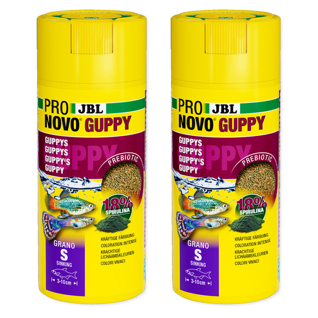 AnimalstoreXL Pronovo Guppy Grano S 250ml Click x2