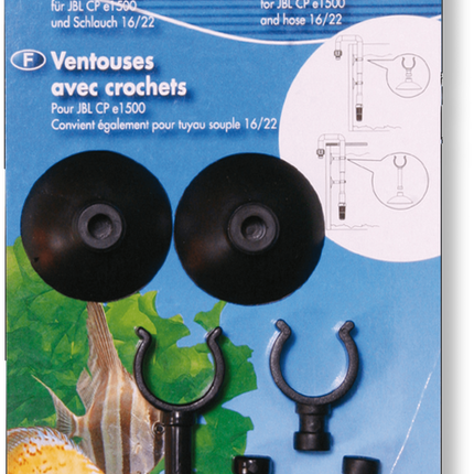AnimalstoreXL Fixset Set Universele Zuignap Met Klem 16/22 mm