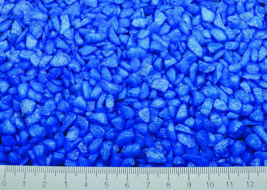 AnimalstoreXL aquariumgrind neon blauw 1 kg