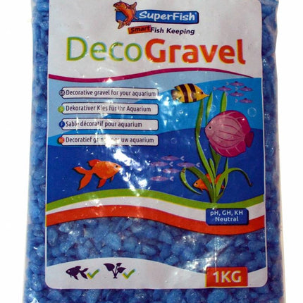AnimalstoreXL aquariumgrind neon blauw 1 kg