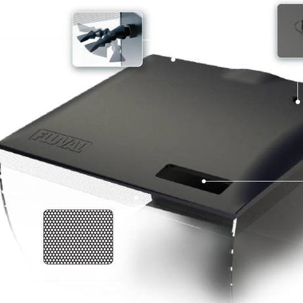 AnimalstoreXL Flex Aquarium Compleet 34L Zwart