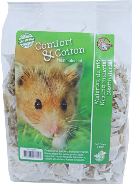 AnimalstoreXL Nestmateriaal Eco Comfort&Cotton 140g