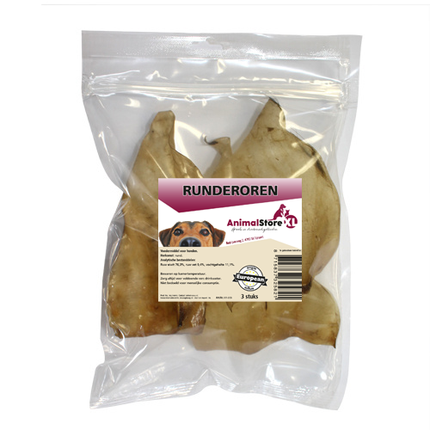 AnimalstoreXL Runderoren 3 stuks