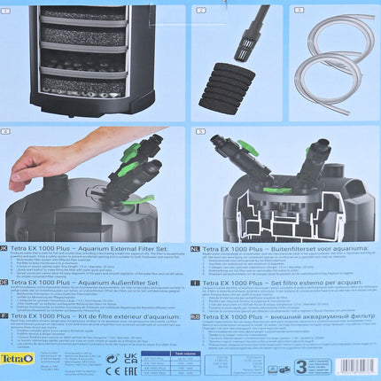 AnimalstoreXL Buitenfilter EX 1000 Plus