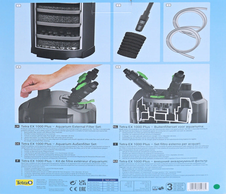 AnimalstoreXL Buitenfilter EX 1000 Plus