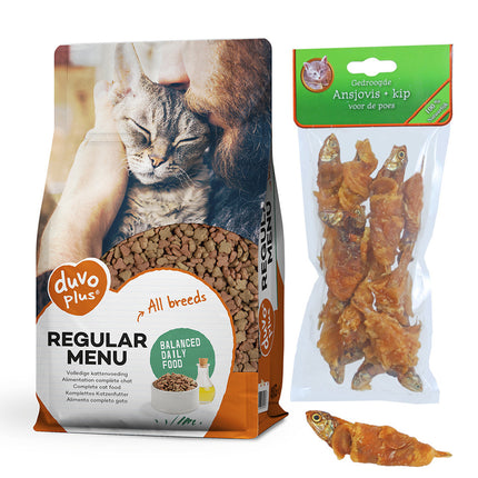 AnimalstoreXL Kat Regular Voer met Snack Bundel