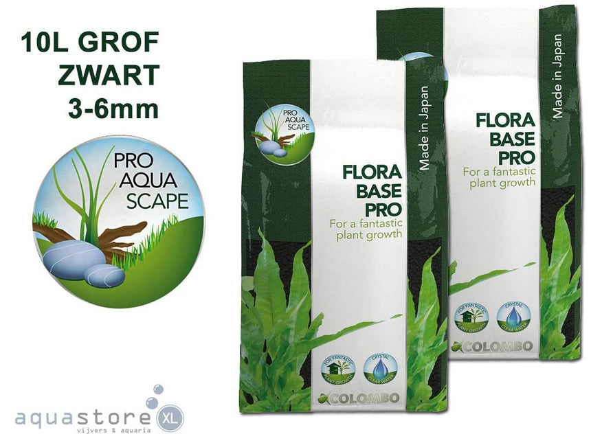 AnimalstoreXL Flora Base pro grof zwart 10L