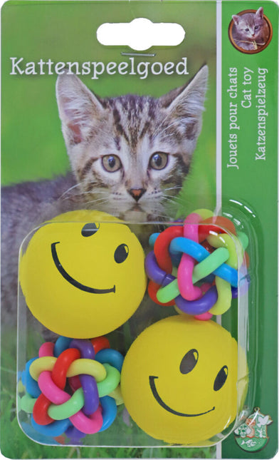 AnimalstoreXL Smiley en Knoopbal 4 stuks