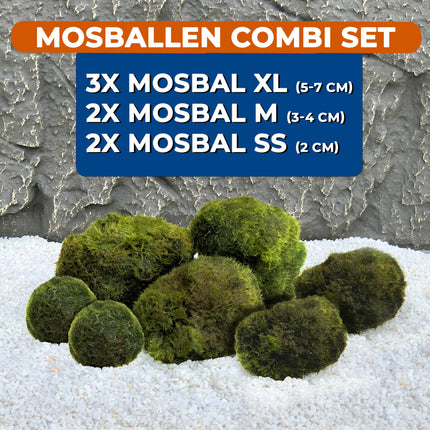 AnimalstoreXL Mosbollen Combinatie set 7st
