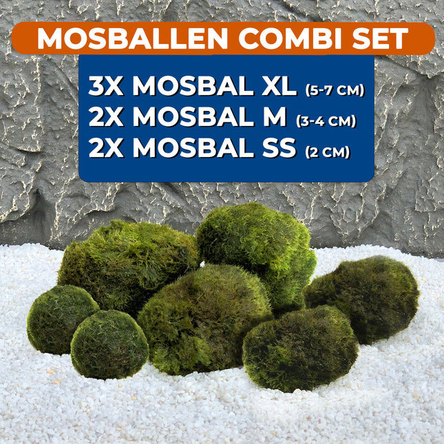 AnimalstoreXL Mosbollen Combinatie set 7st
