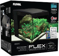 AnimalstoreXL Flex Aquarium Compleet 34L Zwart