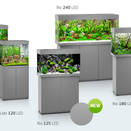 AnimalstoreXL Juwel Rio 180 Grijs LED Aquarium