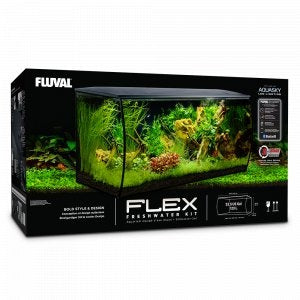 AnimalstoreXL Flex Aquarium Compleet 123L Wit