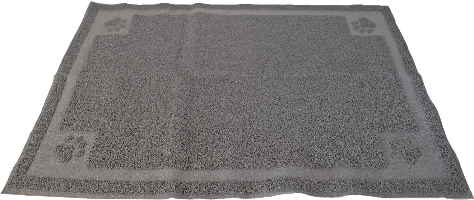 AnimalstoreXL Uitloopmat Kattenbak 90x60 cm Grijs