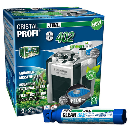 AnimalstoreXL CristalProfi e402 Greenline + JBL ProClean Bac