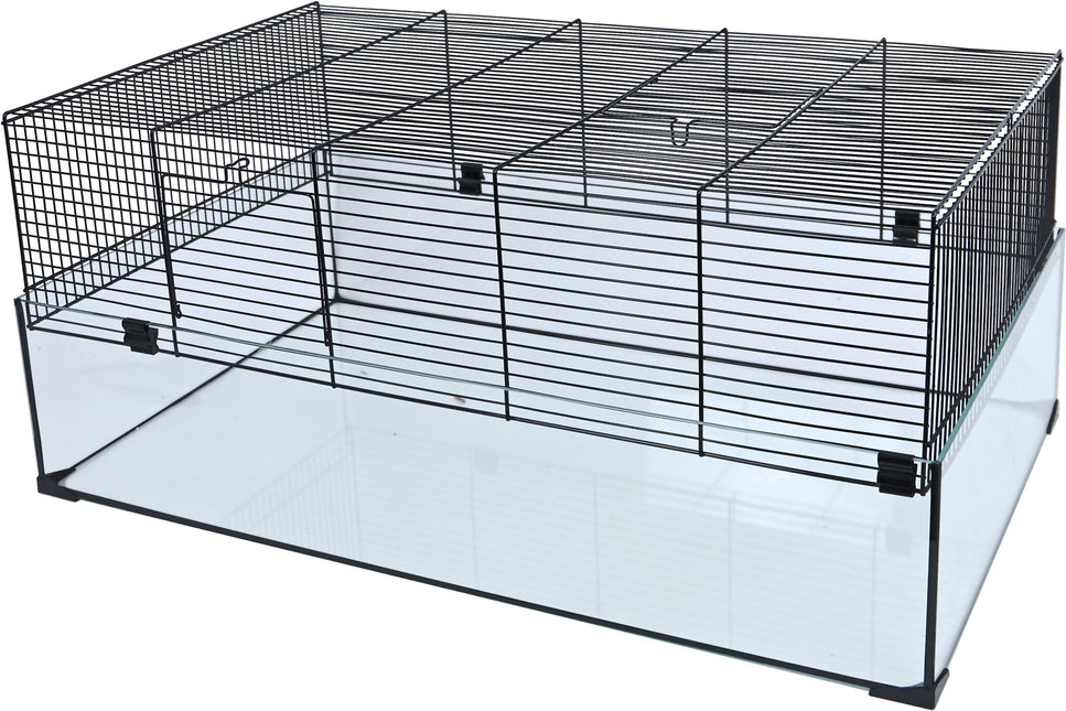 AnimalstoreXL Interzoo Hamsterverblijf Hamsterscape 78 glas/metaal