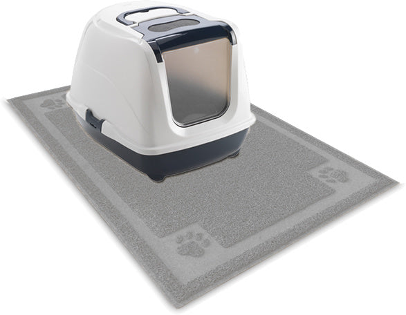 AnimalstoreXL Uitloopmat Kattenbak 90x60 cm Grijs