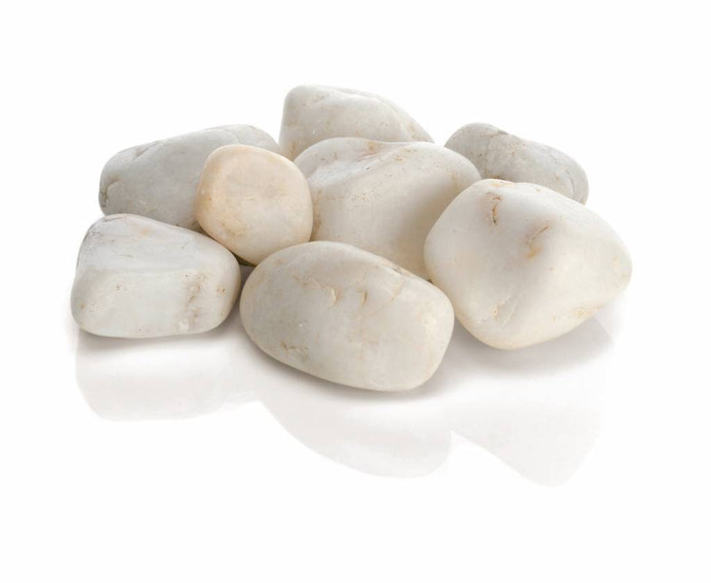AnimalstoreXL Feng shui marble pebble white