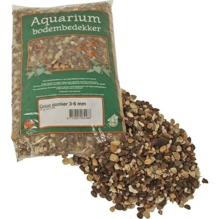 AnimalstoreXL Aquarium Grind Donker 3-6mm 2,5KG
