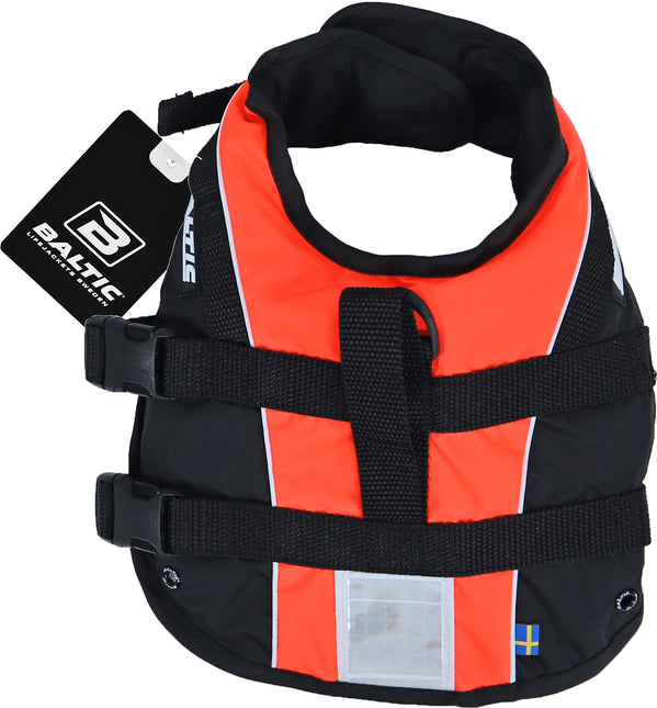Baltic Hondenzwemvest Mascot Oranje/Zwart
